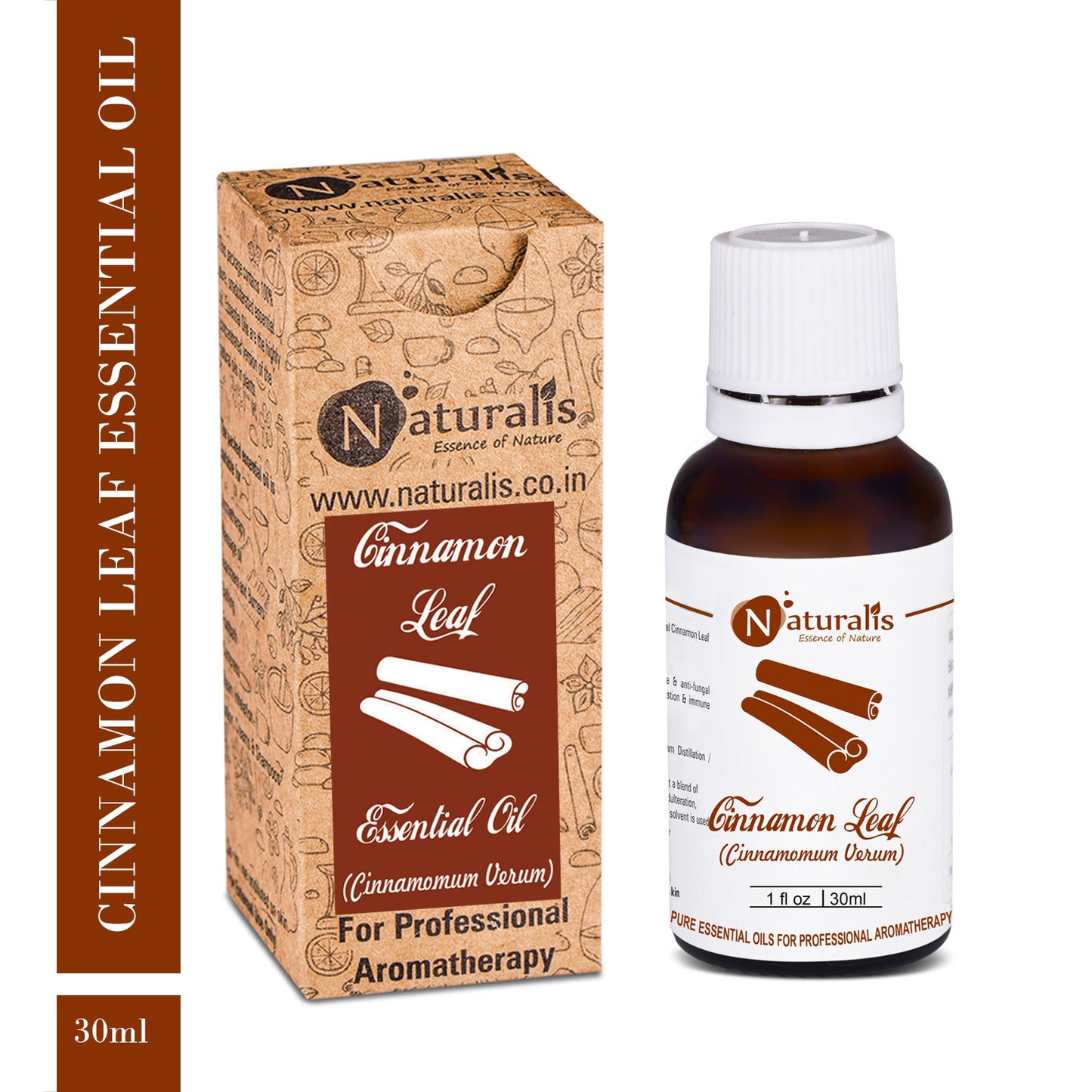 Cinnamon Leaf Essential Oil by Naturalis - Pure & Natural - Naturalis