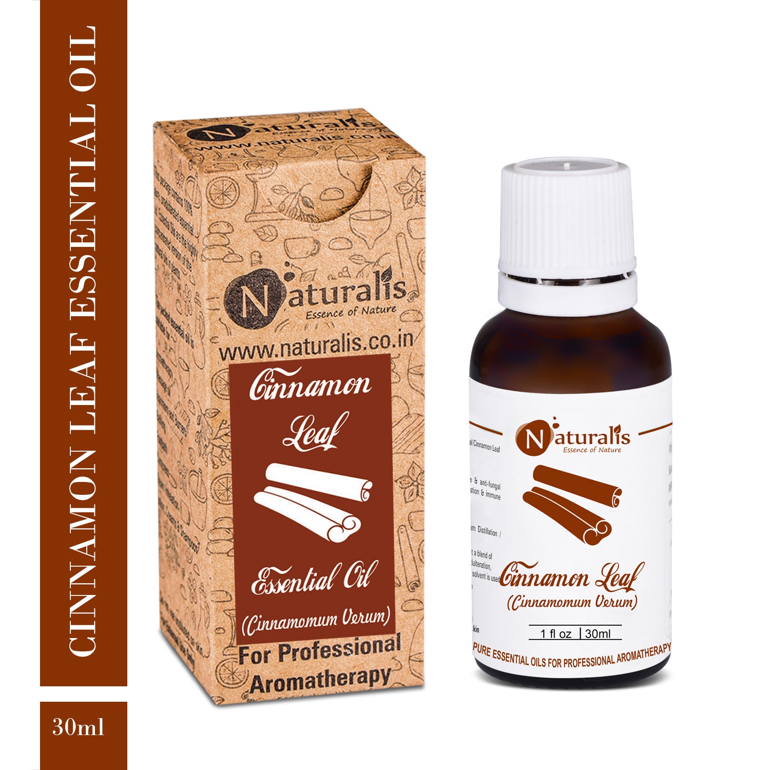 Cinnamon Leaf Essential Oil by Naturalis - Pure & Natural - Naturalis