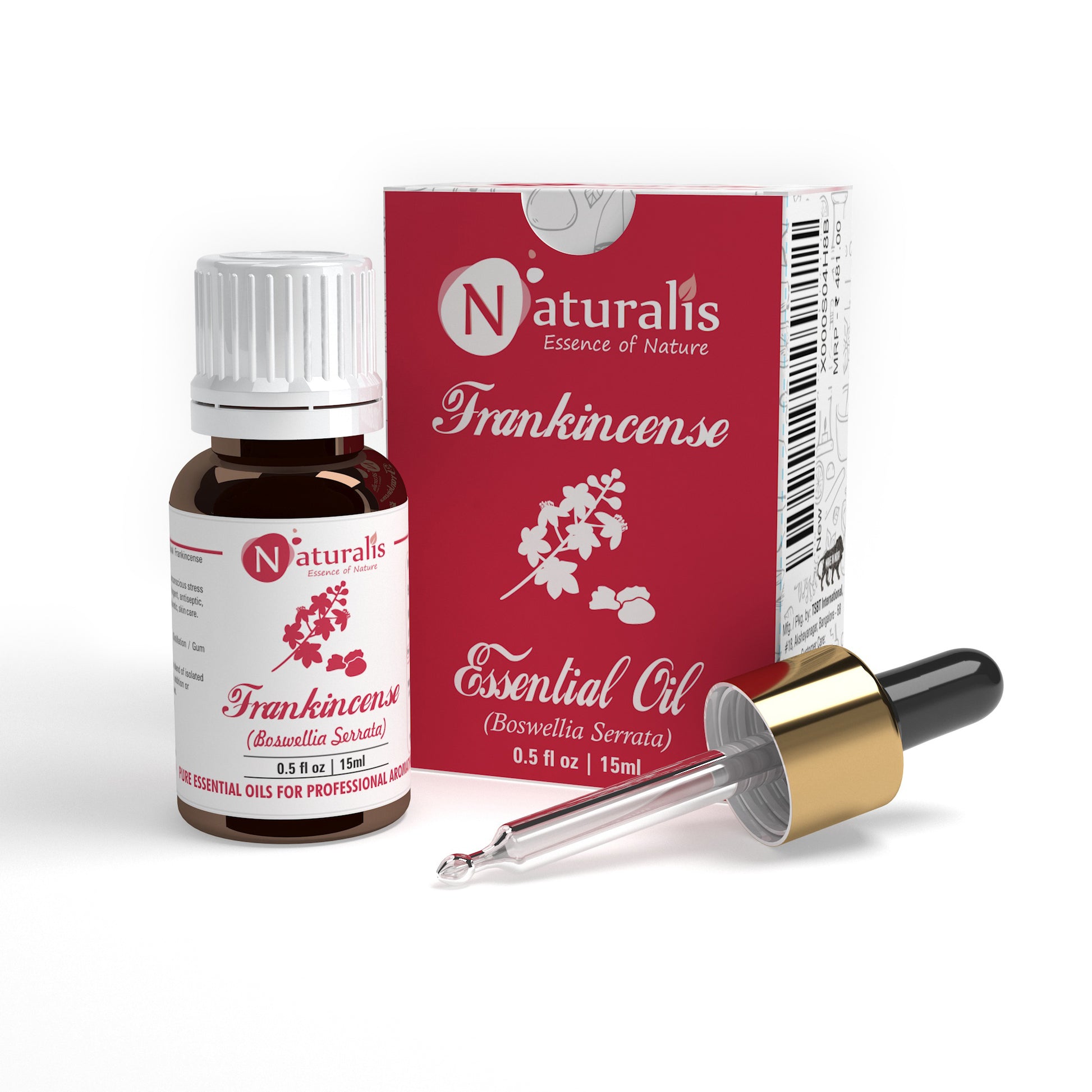 Frankincense Essential Oil by Naturalis- Pure & Natural - Naturalis