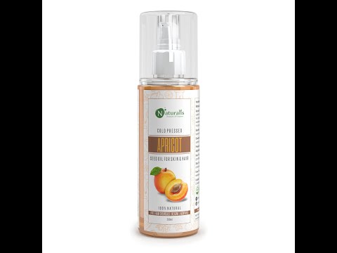 Cold pressed Apricot Carrier Oil for Skin & Face Moisturizer, Hair Growth, Aromatherapy Carrier Oil, 200ml