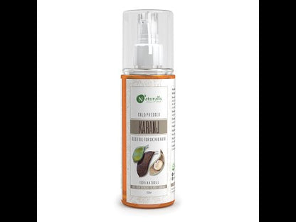 Cold Pressed Karanj Carrier Oil for Hair and Skin, 200ml