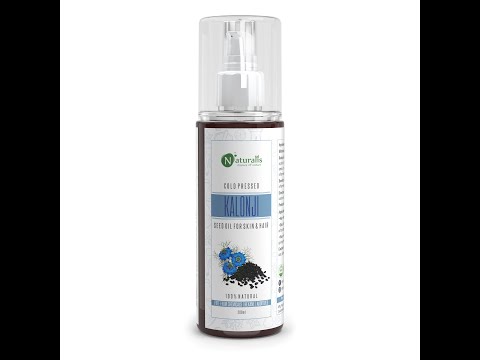 Cold Pressed Kalonji Carrier Oil for Hair, Skin and Health, 200ml