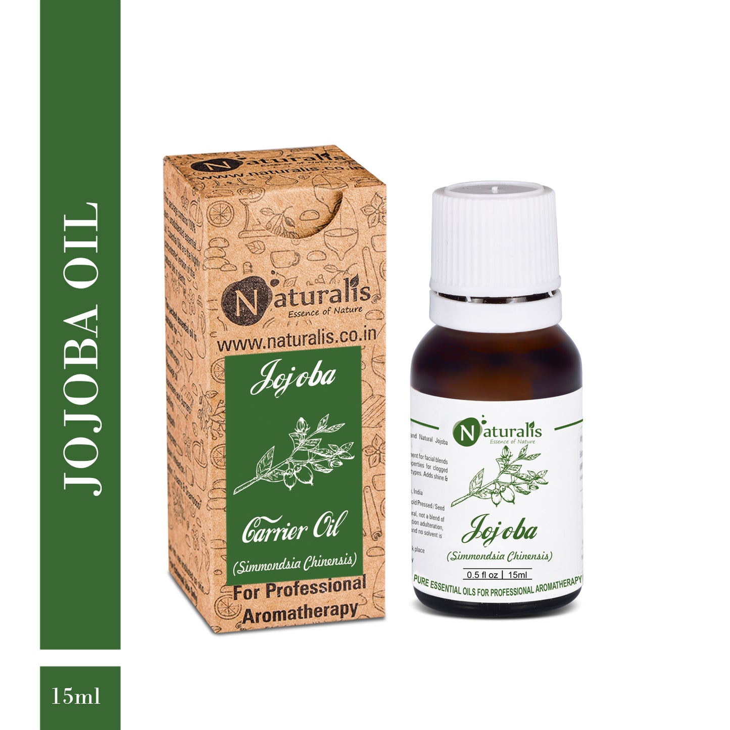 Coldpress Jojoba Carrier Oil by Naturalis - Pure & Natural - Naturalis