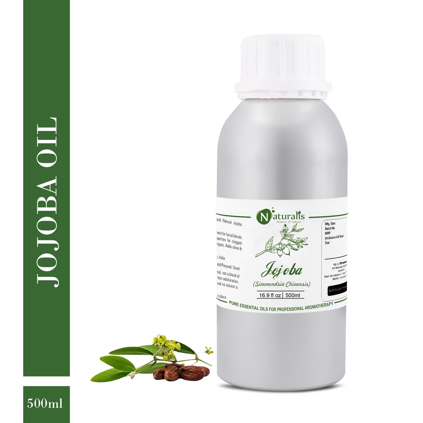 Coldpress Jojoba Carrier Oil by Naturalis - Pure & Natural - Naturalis
