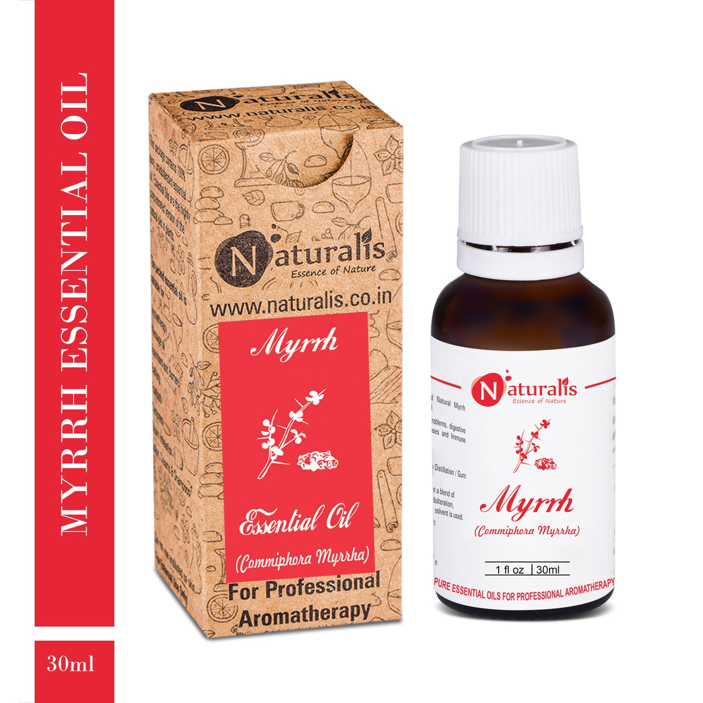 Myrrh Essential Oil by Naturalis - Pure & Natural - Naturalis