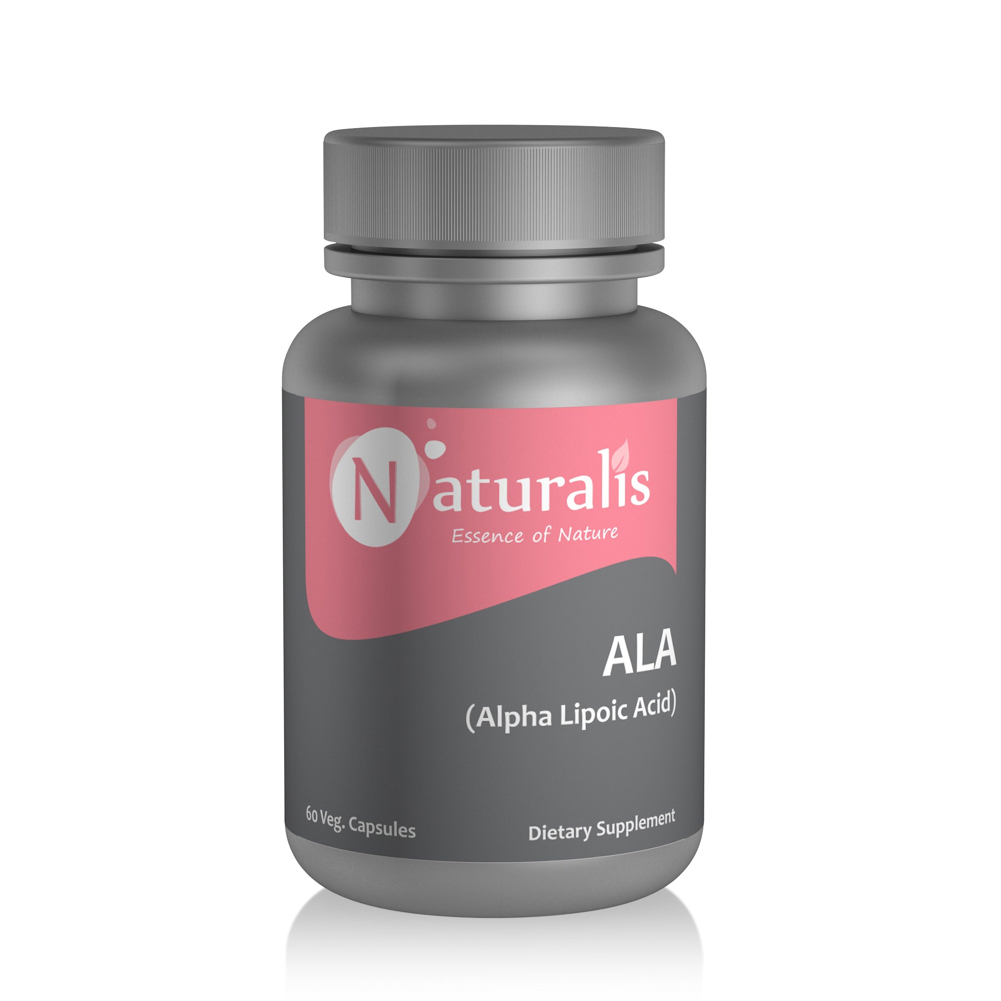 Naturalis Essence of Nature Alpha Lipoic Acid (ALA) 100 mg - 60 Veg Capsules - Naturalis
