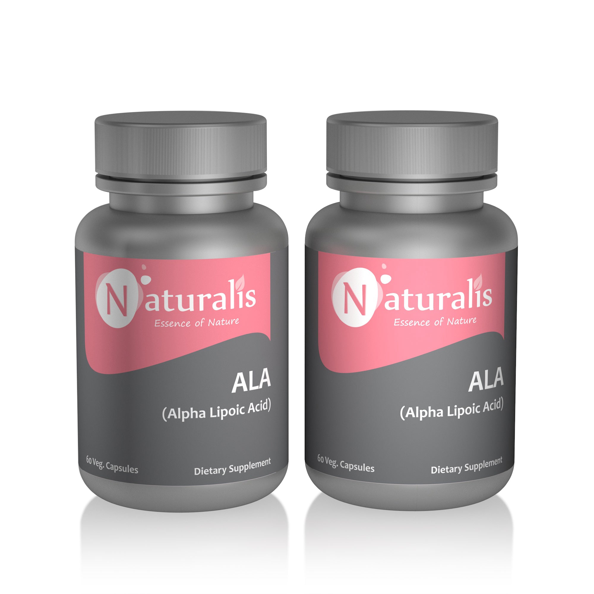 Naturalis Essence of Nature Alpha Lipoic Acid (ALA) 100 mg - 60 Veg Capsules - Naturalis