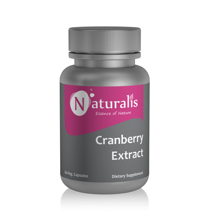 Naturalis Essence of Nature Cranberry extract 400mg (For Immunity antioxidant skincare) – 60 Veg capsules - Naturalis