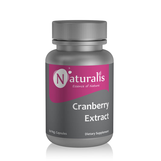 Naturalis Essence of Nature Cranberry extract 400mg (For Immunity antioxidant skincare) – 60 Veg capsules - Naturalis