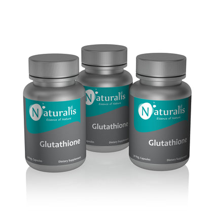 Naturalis Essence of Nature Glutathione 250mg (For Skin and Antioxidant support) – 30 Veg capsules - Naturalis