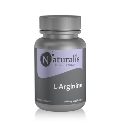 Naturalis Essence of Nature L-Arginine 400 mg (for Muscle-Building, Stamina and Endurance) – 60 Veg capsules - Naturalis