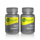 Naturalis Essence of Nature Vitamin C 500mg with zinc 10mg (For Immunity antioxidant skincare) – 60 Veg capsules - Naturalis