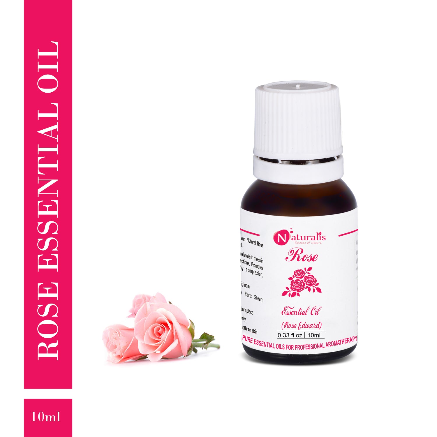 Rose Essential Oil or Rose Otto Essential Oil by Naturalis - Naturalis