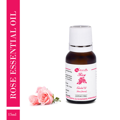Rose Essential Oil or Rose Otto Essential Oil by Naturalis - Naturalis