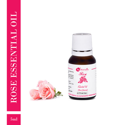 Rose Essential Oil or Rose Otto Essential Oil by Naturalis - Naturalis