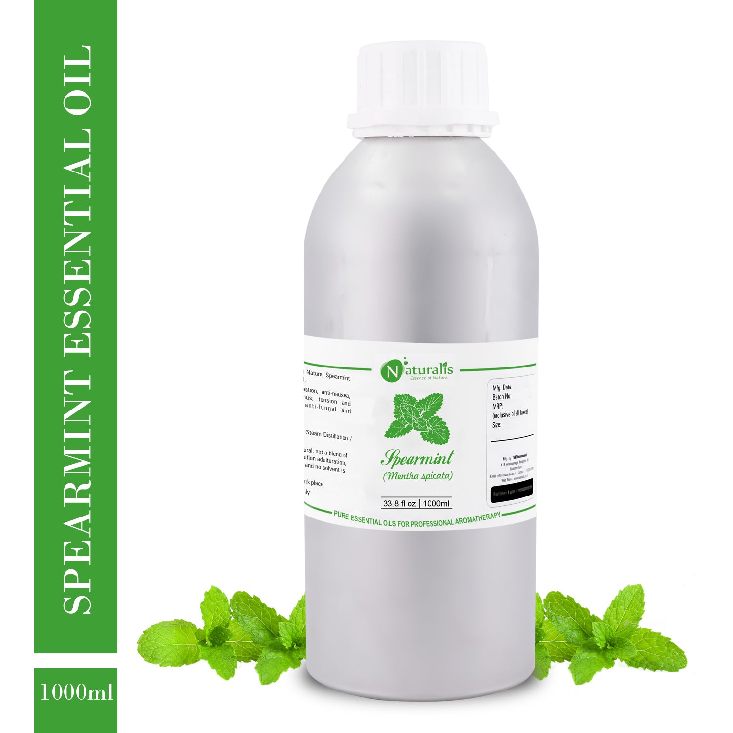 Spearmint Essential Oil by Naturalis - Pure & Natural - Naturalis