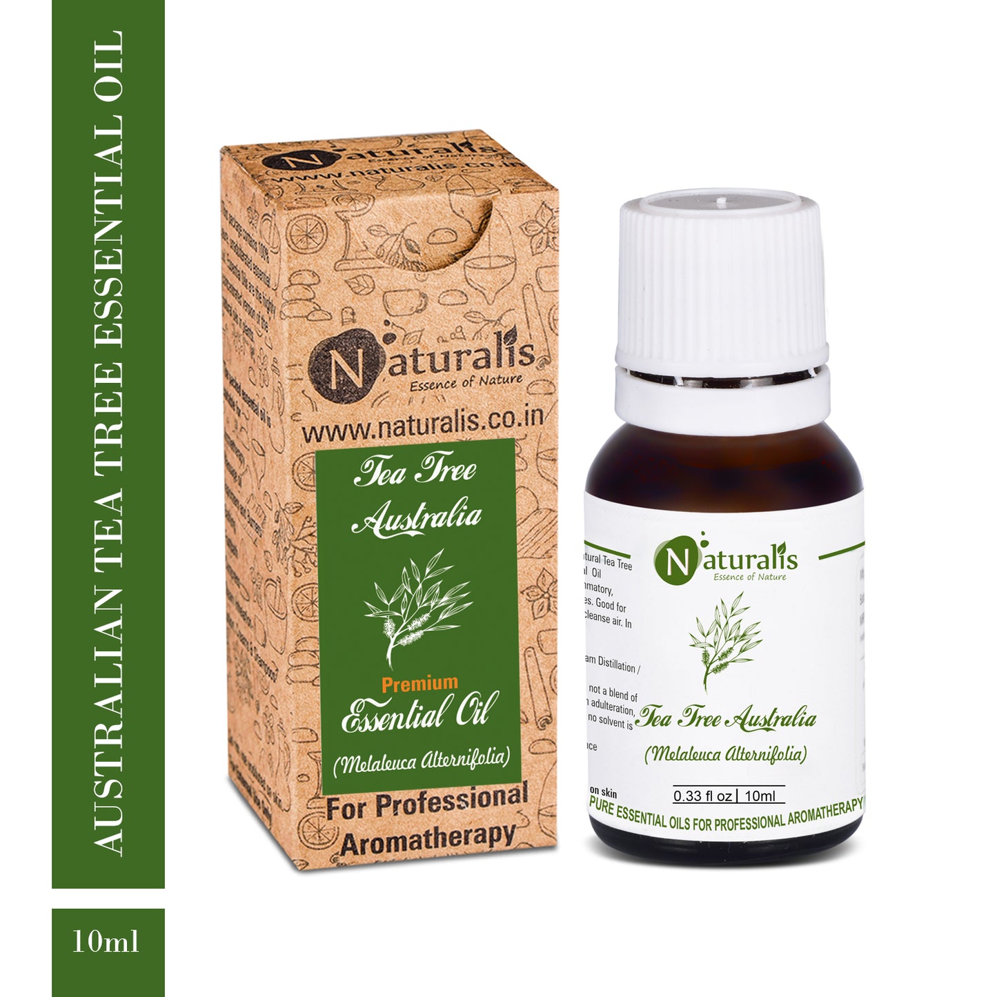 Naturalis Tea Tree Essential Oil - Premium High Grade Pure & Natural - Naturalis