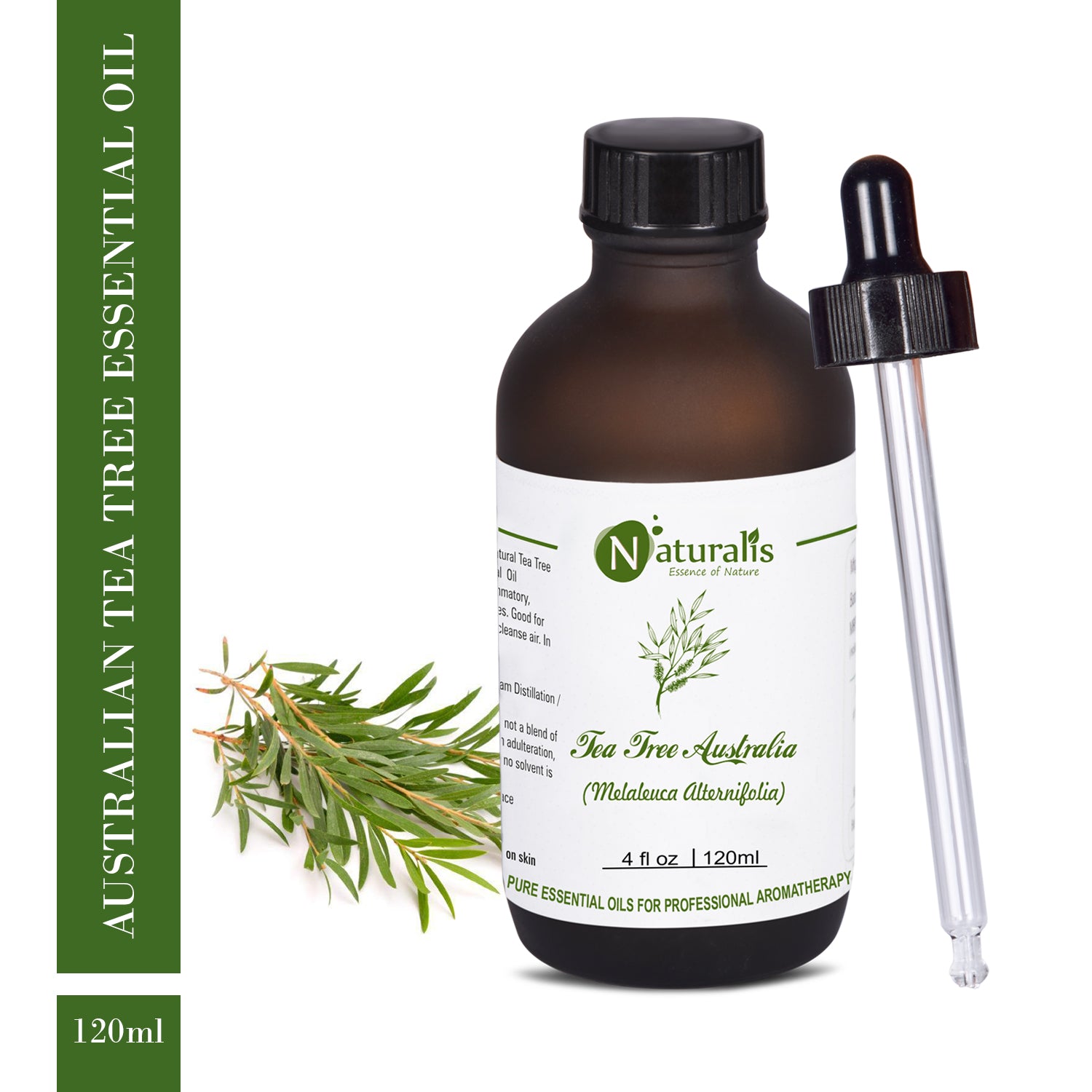 Naturalis Tea Tree Essential Oil - Premium High Grade Pure & Natural - Naturalis