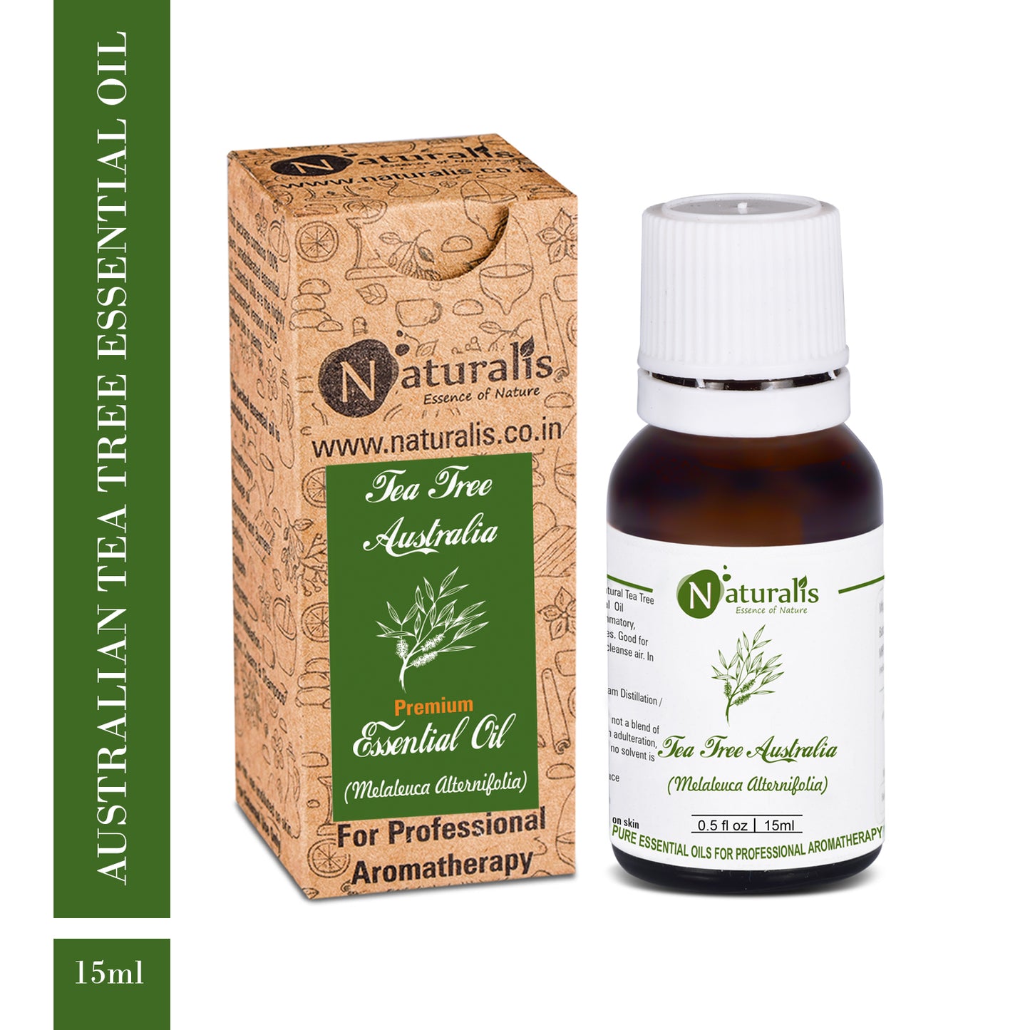 Naturalis Tea Tree Essential Oil - Premium High Grade Pure & Natural - Naturalis