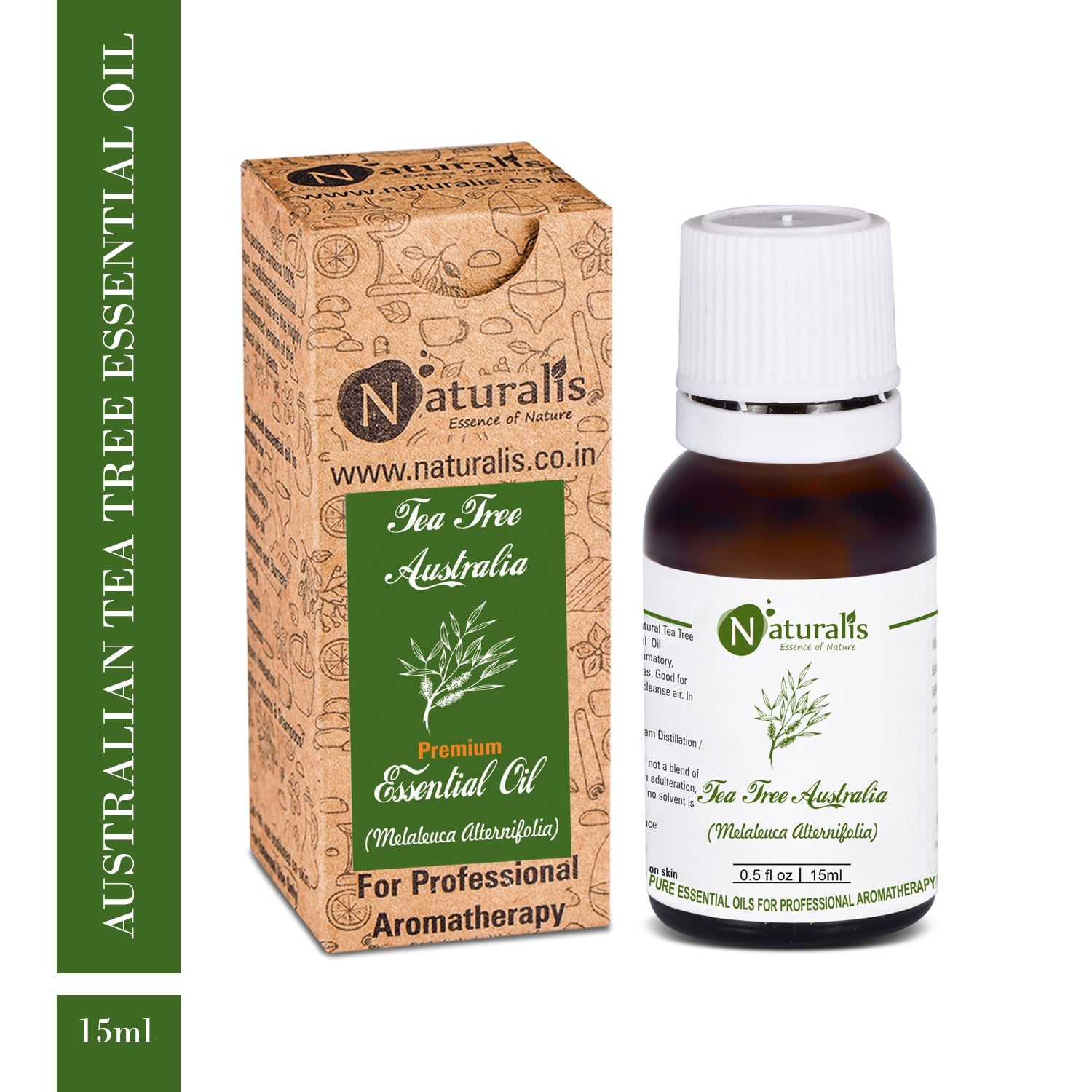 Naturalis Tea Tree Essential Oil - Premium High Grade Pure & Natural - Naturalis