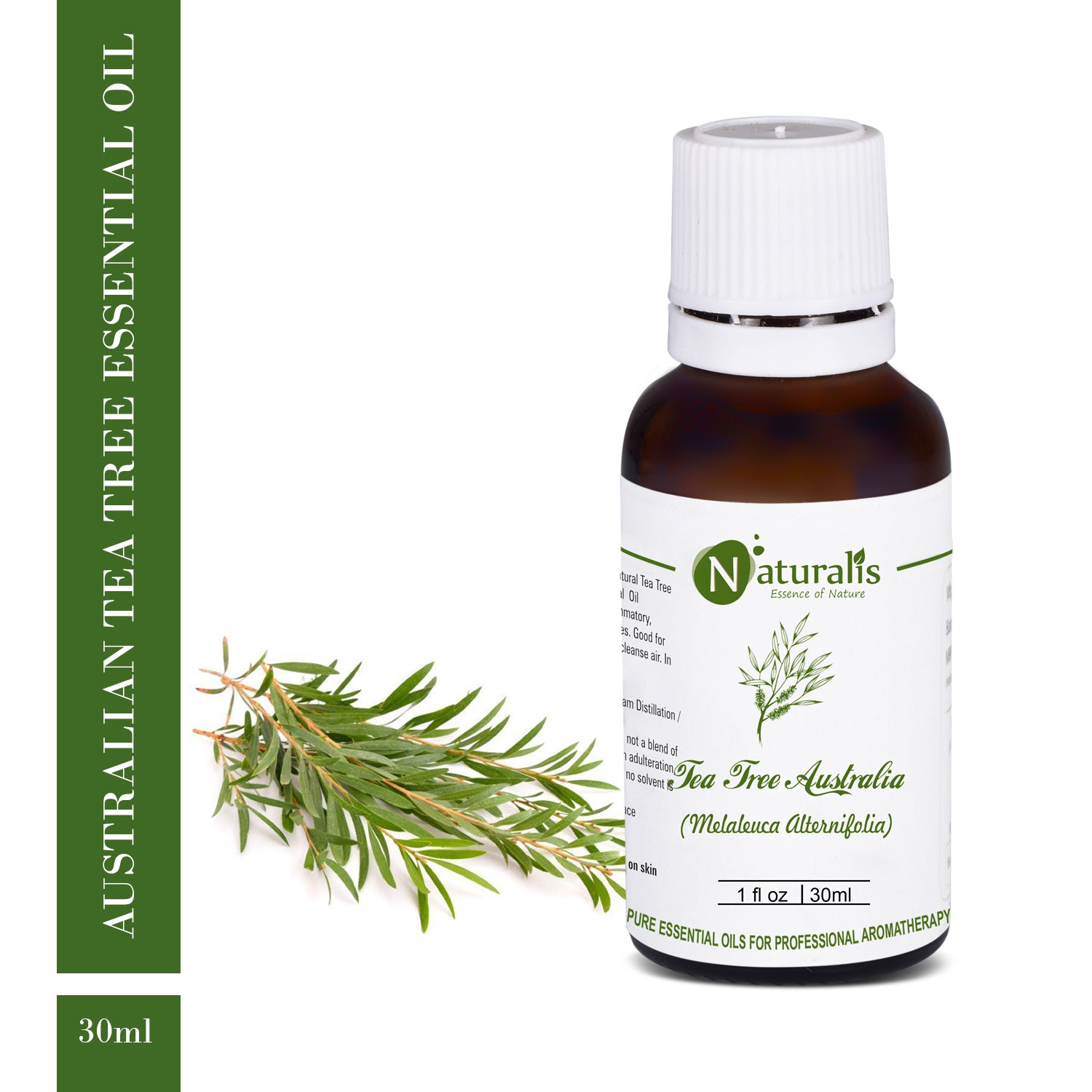 Naturalis Tea Tree Essential Oil - Premium High Grade Pure & Natural - Naturalis